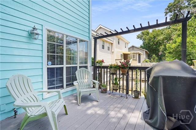 505 Pointe N Dr, Savannah, GA 31410 - wooden deck featuring grilling area