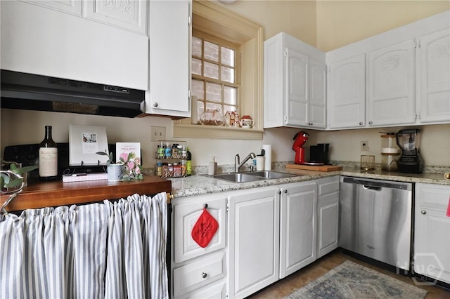 24 E Jones St, Savannah, GA 31401 - kitchen with dishwasher and white cabinets