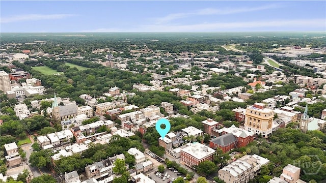24 E Jones St, Savannah, GA 31401 - drone / aerial view