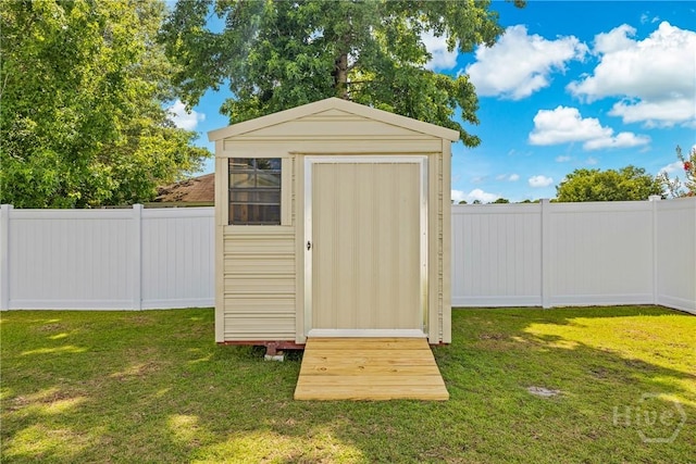 5 Winston Dr, Guyton, GA 31312 - view of shed with a fenced backyard