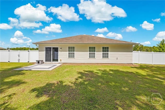 5 Winston Dr, Guyton, GA 31312 - back of property featuring a gate, a fenced backyard, and a patio