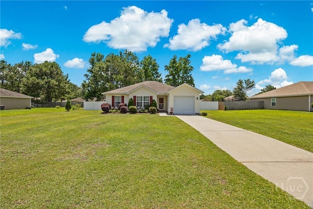 5 Winston Dr, Guyton, GA 31312 - single story home featuring concrete driveway and an attached garage