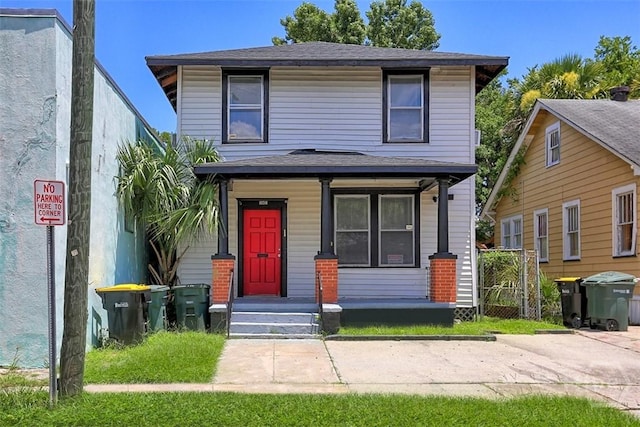 1104 E 40th St, Savannah, GA 31404 - american foursquare style home with covered porch