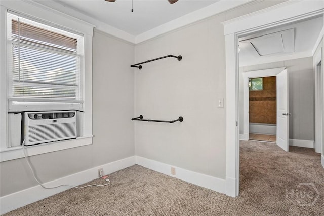 1104 E 40th St, Savannah, GA 31404 - spare room featuring carpet flooring and ceiling fan