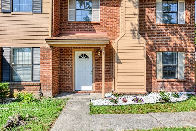 117 Fox Chase Rd, Savannah, GA 31406 - property entrance with brick siding
