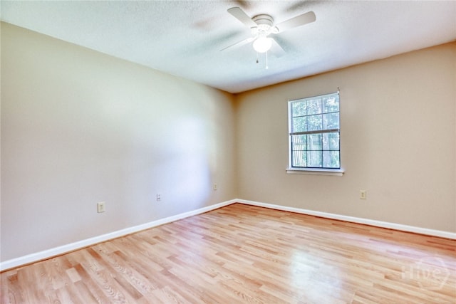 117 Fox Chase Rd, Savannah, GA 31406 - empty room with wood finished floors and ceiling fan