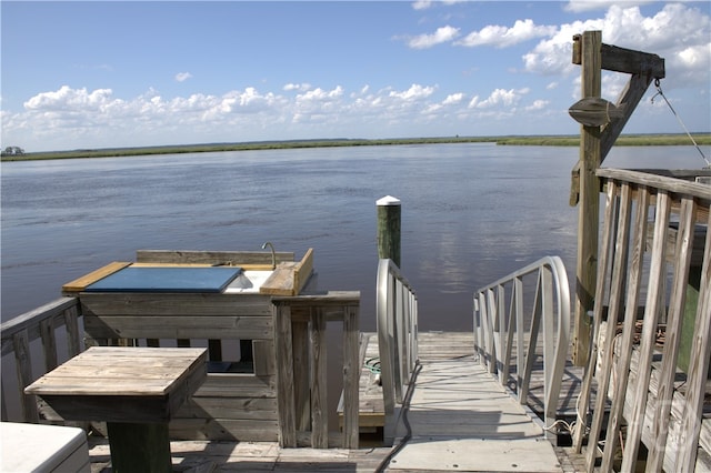 2766 Fort Mcallister Rd, Richmond Hill, GA 31324 - dock area with a water view