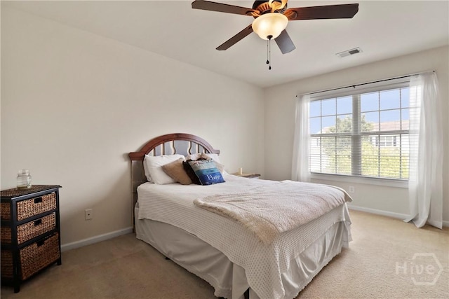 5 Olde Gate Ct, Pooler, GA 31322 - bedroom featuring light carpet and a ceiling fan