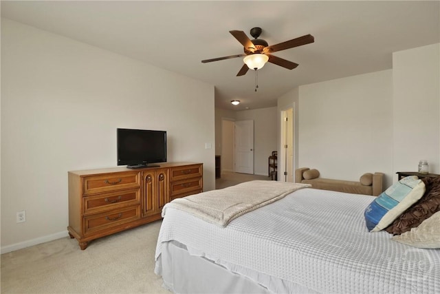 5 Olde Gate Ct, Pooler, GA 31322 - bedroom with light carpet and ceiling fan