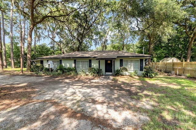 115 Coquena Cir E, Savannah, GA 31410 - view of single story home