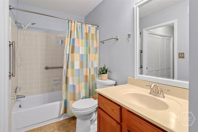 401 N Cromwell Rd Unit Q2, Savannah, GA 31410 - bathroom featuring vanity, shower / bath combination with curtain, and tile patterned flooring