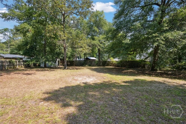 1021 Walnut Ct, Springfield, GA 31329 - view of fenced backyard