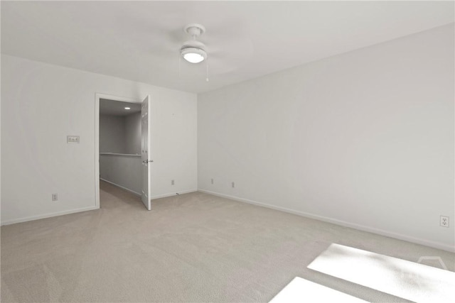 4 Tapestry Ln, Savannah, GA 31411 - spare room with light colored carpet and ceiling fan