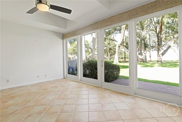 4 Tapestry Ln, Savannah, GA 31411 - unfurnished sunroom featuring plenty of natural light and tile patterned flooring