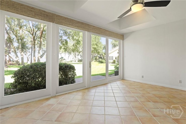 4 Tapestry Ln, Savannah, GA 31411 - unfurnished sunroom featuring tile patterned floors and baseboards