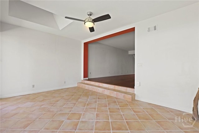4 Tapestry Ln, Savannah, GA 31411 - spare room with ceiling fan and tile patterned flooring