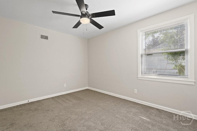 13 Hughes Ave, Savannah, GA 31406 - spare room featuring carpet floors and a ceiling fan