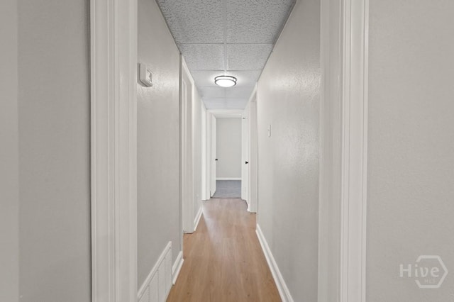 13 Hughes Ave, Savannah, GA 31406 - hall with a paneled ceiling and light wood finished floors