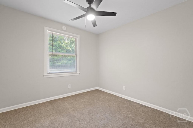 13 Hughes Ave, Savannah, GA 31406 - carpeted spare room with ceiling fan and a smoke detector