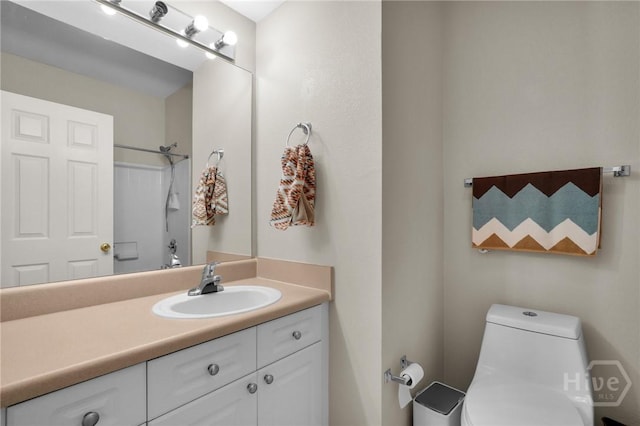1312 Whitemarsh Way, Savannah, GA 31410 - bathroom with vanity and toilet