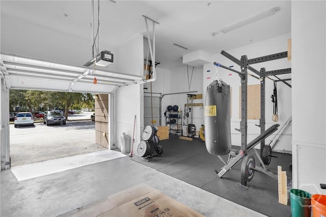 1312 Whitemarsh Way, Savannah, GA 31410 - workout area with a garage