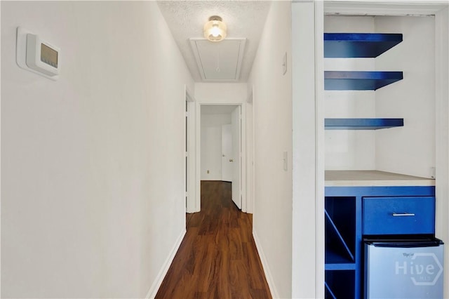 106 Dry Dock Ct, Savannah, GA 31410 - hall featuring wood finished floors and attic access