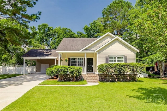86 Fellwood Dr, Rincon, GA 31326 - view of front of property with an attached carport and driveway