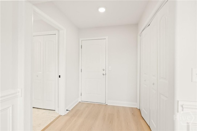 164 Whirlwind Way, Guyton, GA 31312 - hallway with light wood-style flooring and recessed lighting