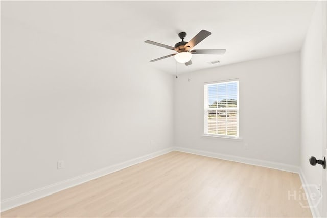 164 Whirlwind Way, Guyton, GA 31312 - unfurnished room with light wood-style flooring and a ceiling fan