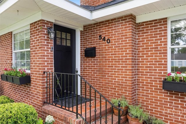 540 E 60th St, Savannah, GA 31405 - property entrance with brick siding