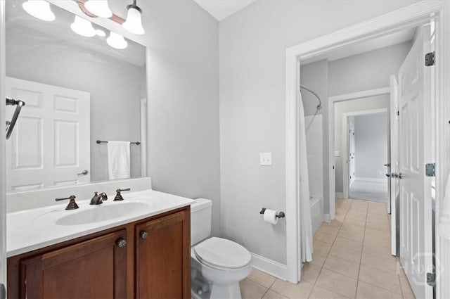 2604 River Oaks Dr Unit 2604, Richmond Hill, GA 31324 - bathroom featuring vanity, tile patterned floors, and bathing tub / shower combination
