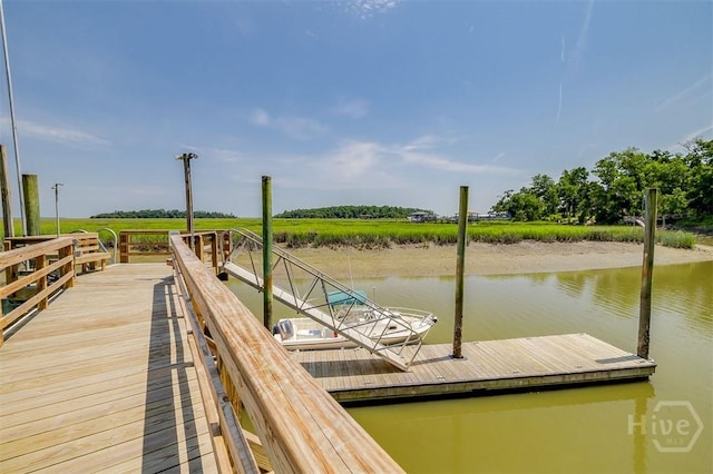 1652 Belle Island Rd, Richmond Hill, GA 31324 - dock featuring a water view