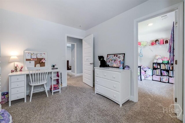 1652 Belle Island Rd, Richmond Hill, GA 31324 - office space with light colored carpet and baseboards
