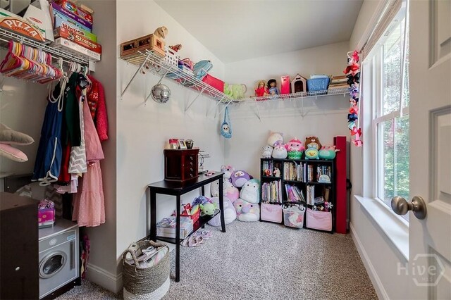 1652 Belle Island Rd, Richmond Hill, GA 31324 - walk in closet featuring carpet