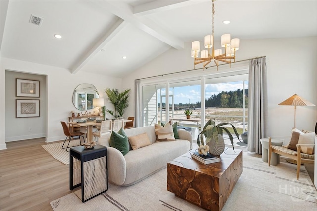 117 Mage St, Savannah, GA 31302 - living area featuring a chandelier, recessed lighting, and light wood-type flooring