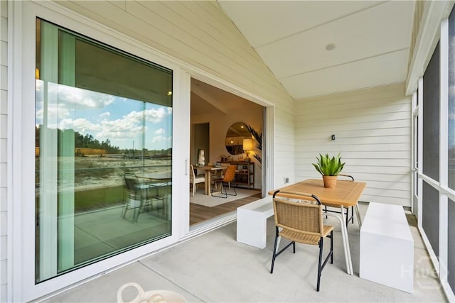 117 Mage St, Savannah, GA 31302 - sunroom / solarium featuring vaulted ceiling