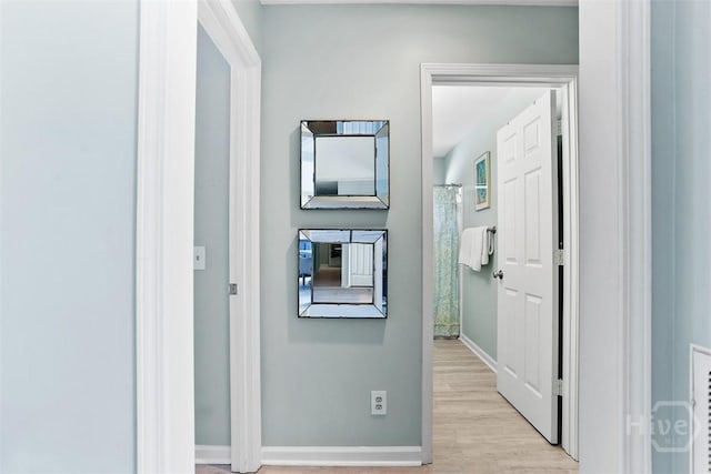 144 Summer Winds Dr, Savannah, GA 31410 - corridor with light wood finished floors and baseboards