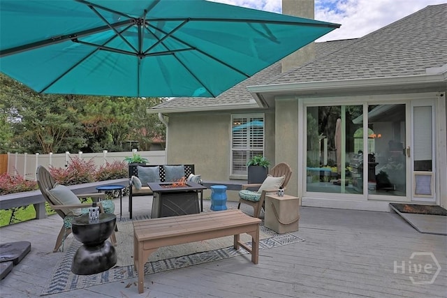 144 Summer Winds Dr, Savannah, GA 31410 - wooden terrace featuring a fire pit
