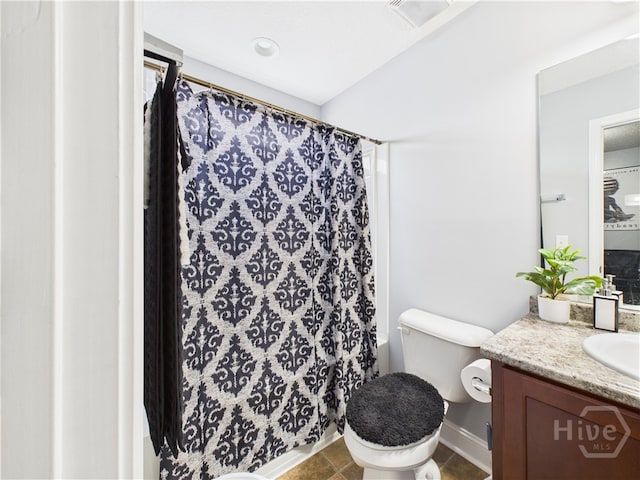 1207 Cypress Fall Cir, Hinesville, GA 31313 - bathroom with vanity and curtained shower