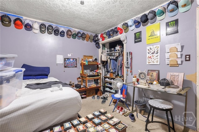 101 Greene Dr, Rincon, GA 31326 - bedroom featuring a closet and a textured ceiling