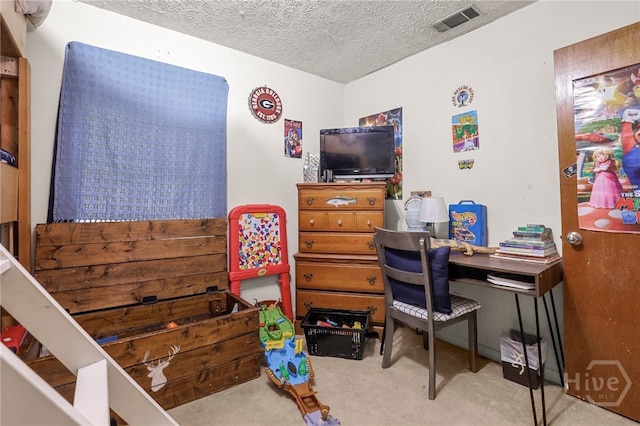 101 Greene Dr, Rincon, GA 31326 - carpeted bedroom with a textured ceiling