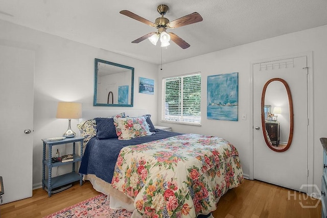 104 Shoals Dr Unit L8, Savannah, GA 31410 - bedroom featuring wood finished floors and a ceiling fan