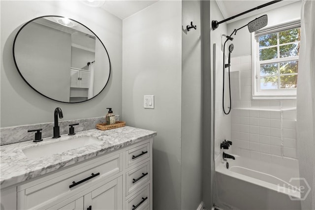 1001 Debbie St, Savannah, GA 31410 - bathroom featuring vanity and shower / tub combination