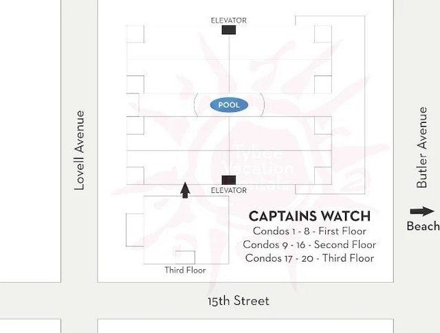 1415 Butler Ave Unit 1, Tybee Island, GA 31328 - map / location