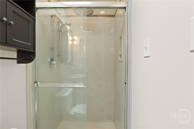 13609 Rockingham Ct, Savannah, GA 31419 - full bathroom featuring a shower stall and toilet