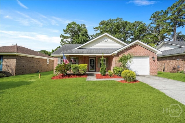 11 Gilliam Ave, Savannah, GA 31406 - single story home featuring a garage, a front yard, and concrete driveway