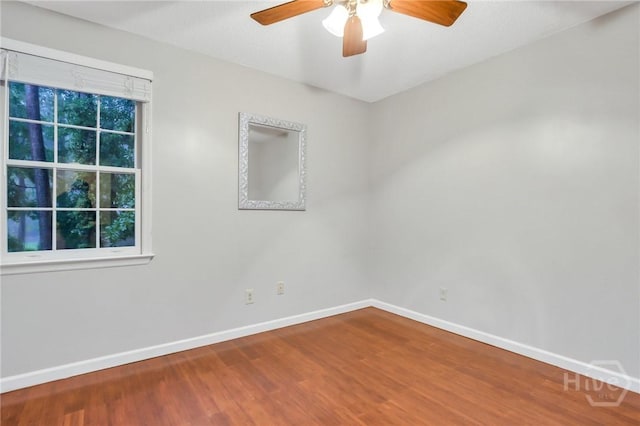 123 Companion Way, Savannah, GA 31419 - spare room featuring wood finished floors and ceiling fan