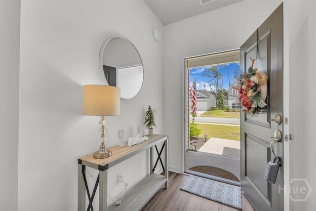 105 Jepson Way, Pooler, GA 31322 - foyer featuring wood finished floors and baseboards