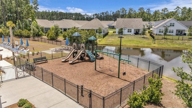 105 Jepson Way, Pooler, GA 31322 - community play area featuring a residential view and a water view
