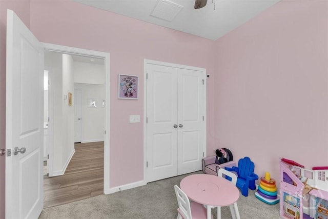105 Jepson Way, Pooler, GA 31322 - playroom with carpet flooring and ceiling fan
